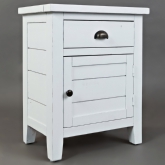 Artisan's Craft Accent Table in Weathered White